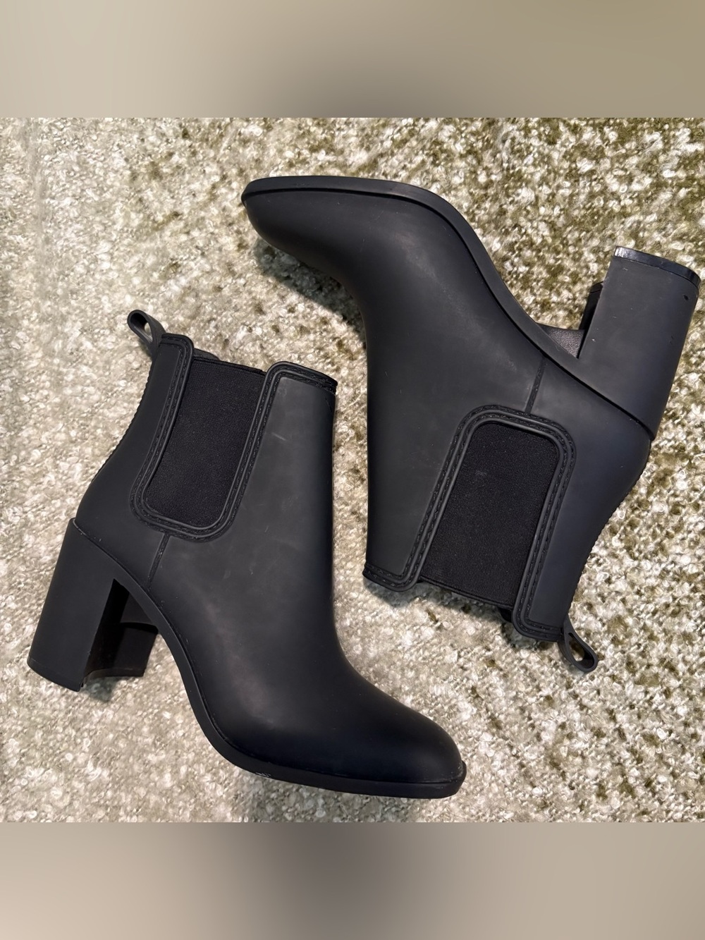 Jeffrey Campbell Hurricane Waterproof Chelsea Boot in Matte Black